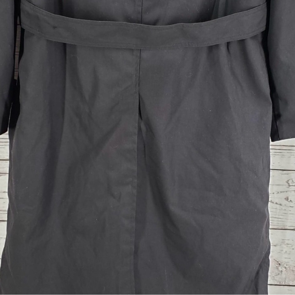 Garrison Collection All Weather Army Coat 38S DLA Military Trench Black - Picture 7 of 11